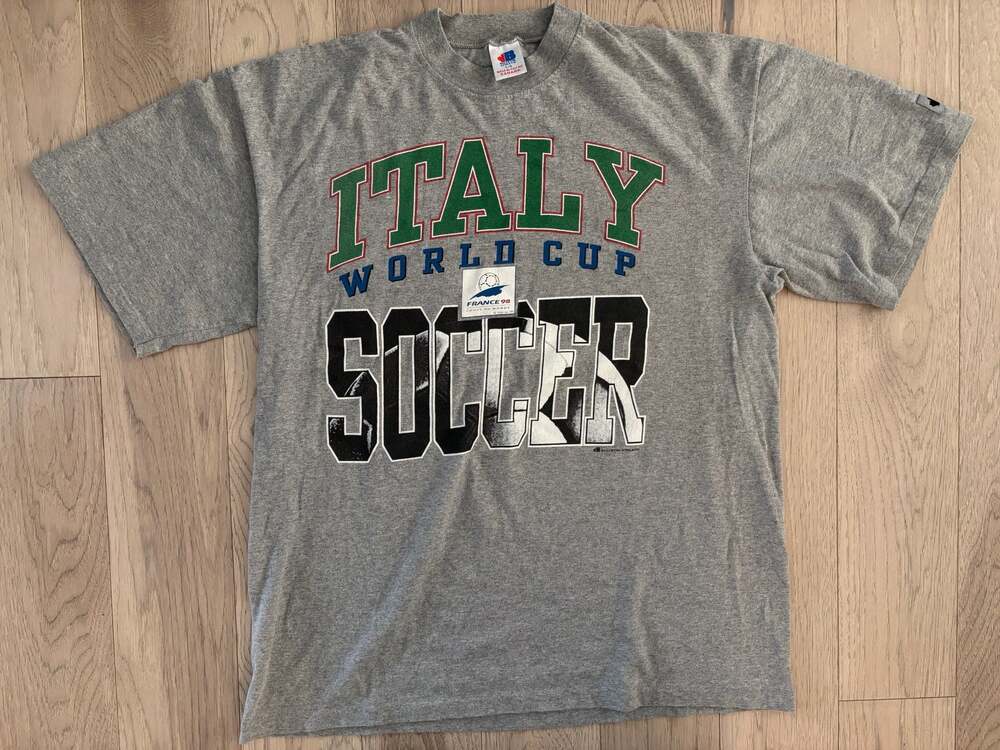Vintage World Cup 1998 Italy Soccer T-Shirt